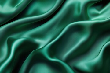 Fototapeta premium an green gradient image with triadic color harmony and 3D lighting for a serene atmosphere