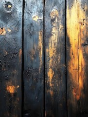 A texture of weathered wood with visible grain and knots.