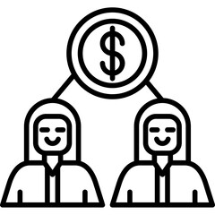 Revenue Sharing Icon