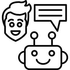 Human-AI Interaction Icon