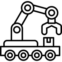 Robot Assembly Icon