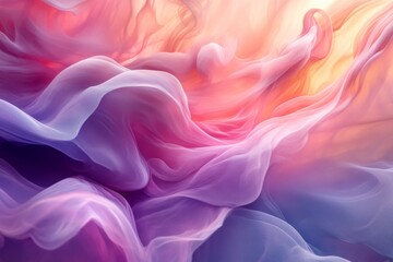 Obraz premium Colorful abstract fluid waves in motion