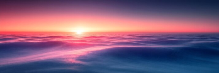 Fototapeta premium A blurred horizon design with muted lavender blending into soft sky blue.