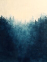 Fototapeta premium A bold gradient transitioning from deep navy blue to muted gray.