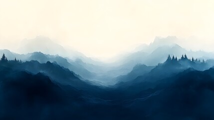 A bold gradient transitioning from deep navy blue to muted gray.