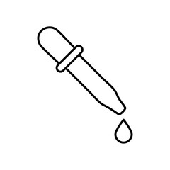 Dropper icon Vector logo set flat