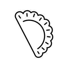 dumplings icon Vector logo set flat