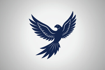 Parrot  bird silhouette, vector illustration