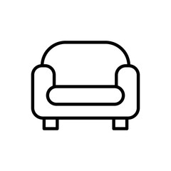 sofa icon Vector logo set flat