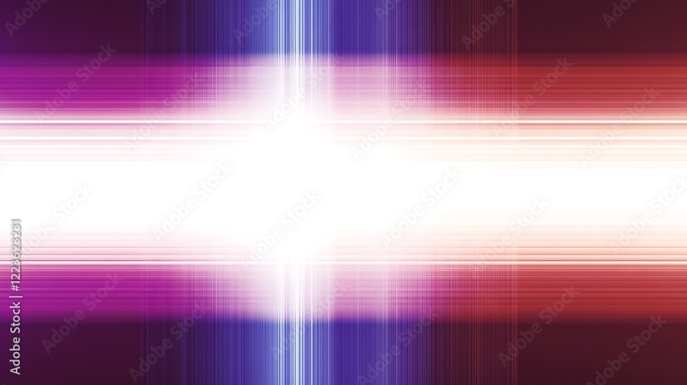 Poster Abstract Colorful Horizontal Lines Background Design