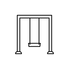 swing icon Vector logo set flat