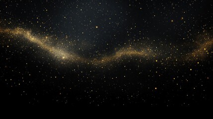 Fototapeta premium A captivating display of stars illuminates the vast night sky, revealing the milky ways beauty