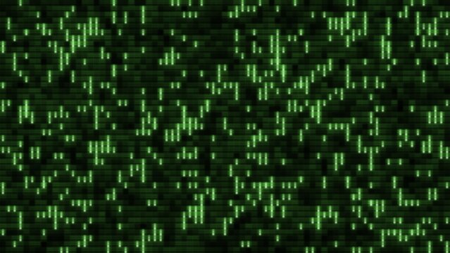 Hacker Screen Digital Distortion Animated Background