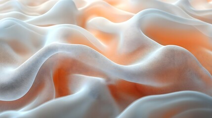 A clean layered effect of transparent shapes forming a soft abstract pattern.