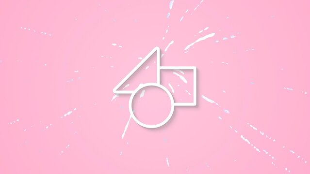 Hand drawn Playful Cartoon Particle Explosion Logo Reveal