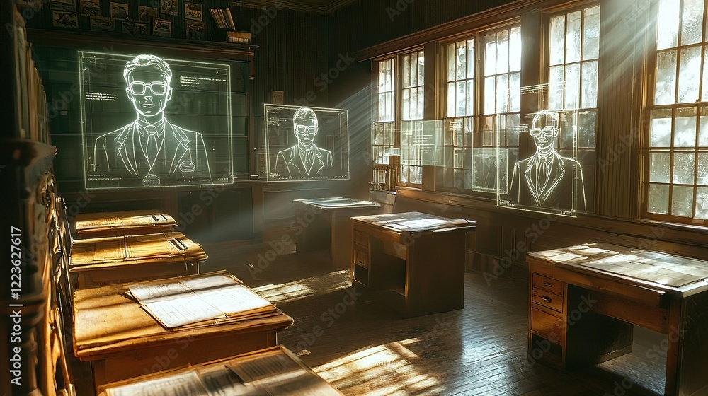 Poster students and augmented reality transforming classrooms with interactive learning technology