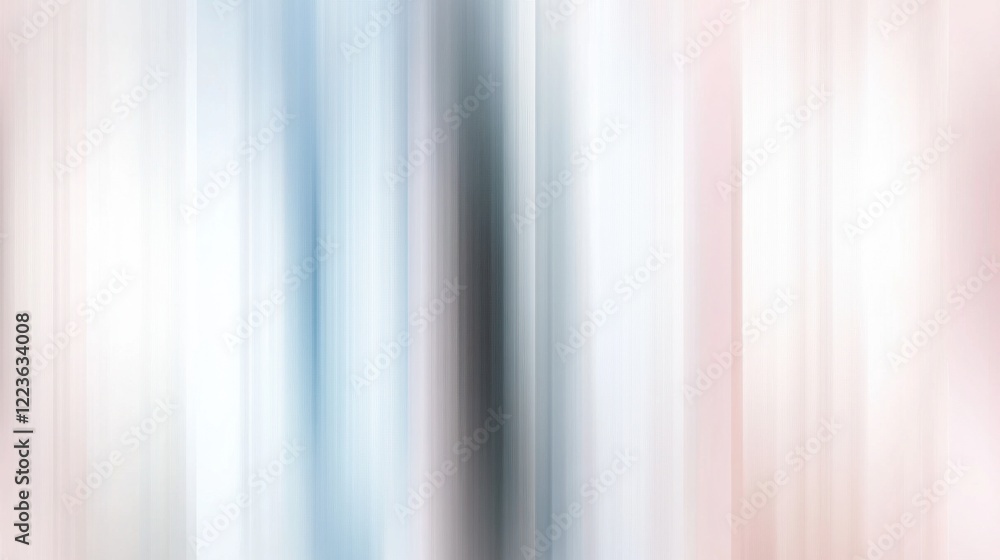 Poster abstract vertical gradient pattern with soft blurred pastel stripes