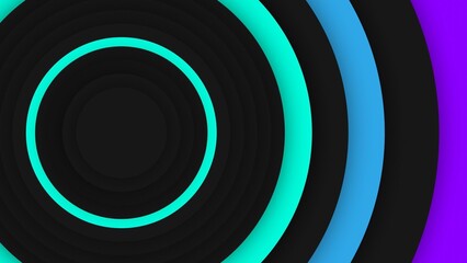 Animated Circles Clean Urban Background
