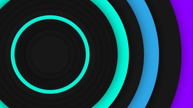 Animated Circles Clean Urban Background