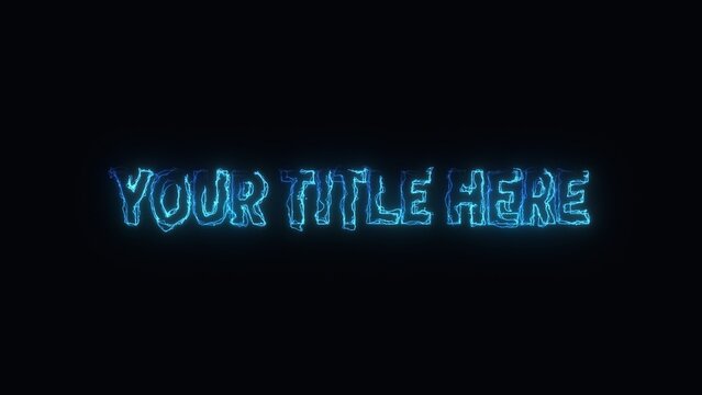 Shocking Lightning Current Epic Title Intro