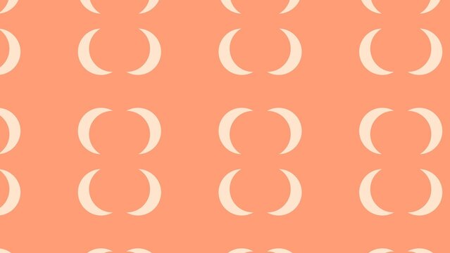 Looping Animated Moons Background