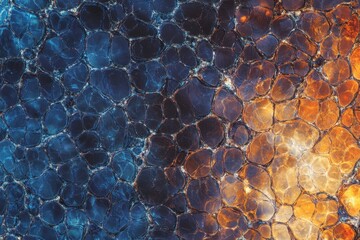 Obraz premium anime wallpaper with liquid mercury texture vibrant colors