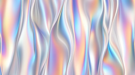 Fototapeta premium Colorful iridescent abstract background with wavy texture and light effects