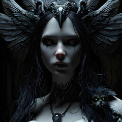 dark goddess of the underworld