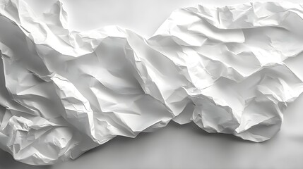 Obraz premium A faint crumpled paper texture with soft shadows.