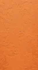 Textured Orange Wall, Rough Plaster Background, Abstract Burnt Orange Surface