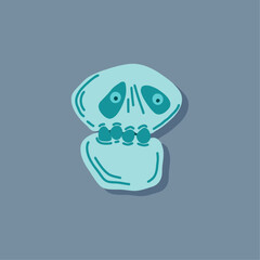 Monster or bogeyman. Various quirky and ugly creatures. Halloween concept