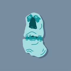 Monster or bogeyman. Various quirky and ugly creatures. Halloween concept