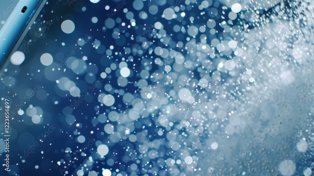 Poster captivating water splash action close-up view photography abstract environment dynamic concept