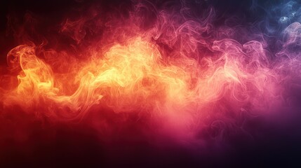 Warm smoke overlay with subtle gradient tones for a dreamy background effect