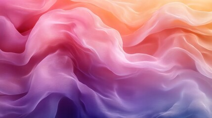 Fototapeta premium Swirling pastel gradients forming soft, dreamy abstract patterns