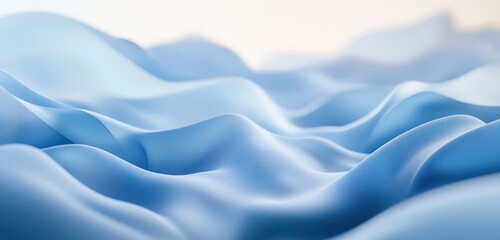 Obraz premium Subtle blue gradient with soft blur effects, adding an elegant touch to visuals