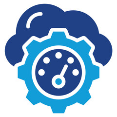 Cloud Efficiency Dual Tone Icon