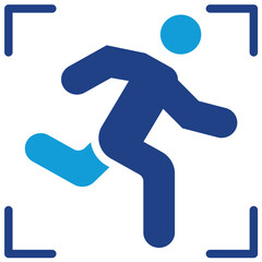 Motion Sensor Dual Tone Icon