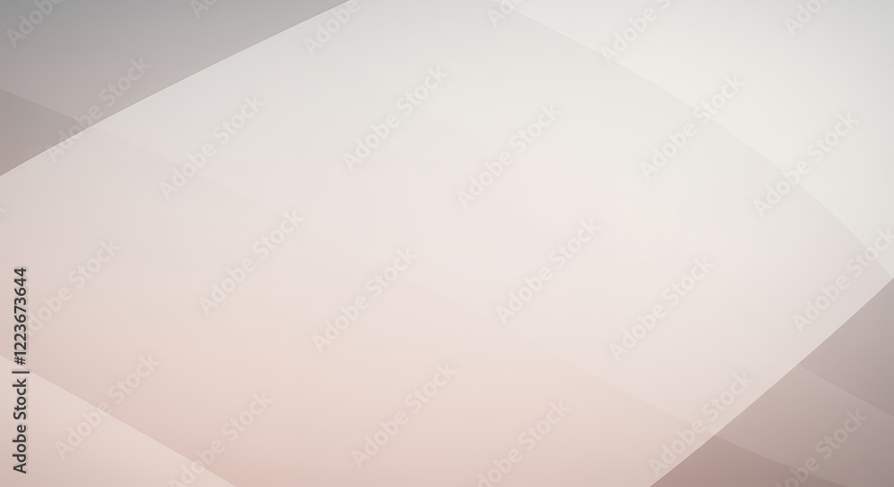 Poster abstract light beige and gray geometric background with smooth curves and overlapping shapes