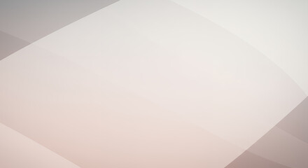 Abstract Light Beige and Gray Geometric Background with Smooth Curves and Overlapping Shapes