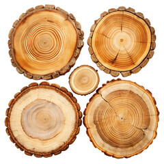 Obraz premium Natural Wood Cross Sections Texture Background Image art tree rings brown grain 