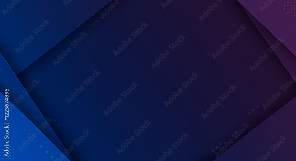 Poster abstract blue and purple gradient background with geometric shapes and subtle texture