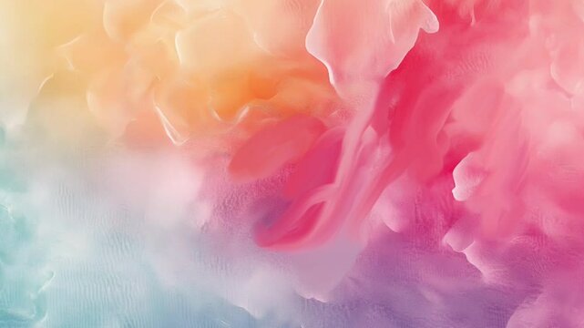 Abstract painting in pastel colors. Oil painting. AI generated.