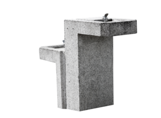 Water drinking fountain closeup