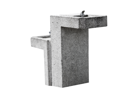 Water drinking fountain closeup