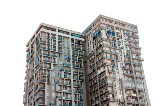 Apartments building close up