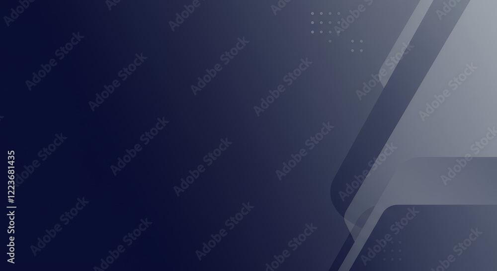 Poster abstract dark blue geometric background with gradient and overlapping shapes