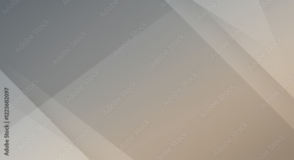 Poster abstract beige and gray geometric background with overlapping shapes and gradient