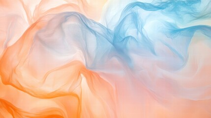 Obraz premium A calming background with pastel peach and pale