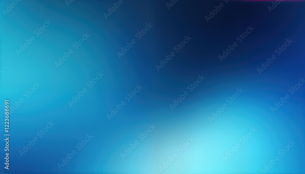 Poster Abstract gradient blue background perfect for modern design projects. Blurry textured blue wallpaper with smooth transitions of color. Vibrant backdrop suits various applications. Suitable for design